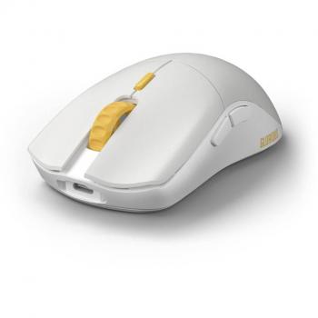 Glorious PC Gaming Race One Series Ratón Óptico Gaming Inalámbrico 19000 DPI Blanco
