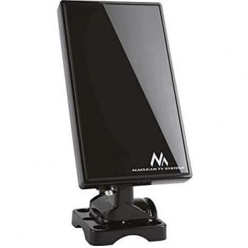 Antena TV DVB-T/T2 H.265 HEVC Maclean MCTV-970 interior-exterior negra
