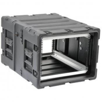 SKB 3RS-7U24-25B Static Shock Rack System, Black, 19in rackable x 24in deep x 12 1/4in high