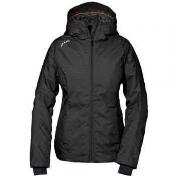 PYUA 2-Lagen Gefütterte Jacke Respire - Chaqueta de esquí para mujer, color negro, talla S