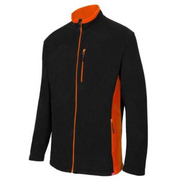 VELILLA - Chaqueta Polar Bicolor 220 gr/m2 201504 Hombre Negro-Naranja XL