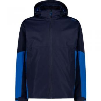 CMP 3-in-1 Waterproof Insulated Men's Jacket with Detachable Inner Layer, Blue Size 56