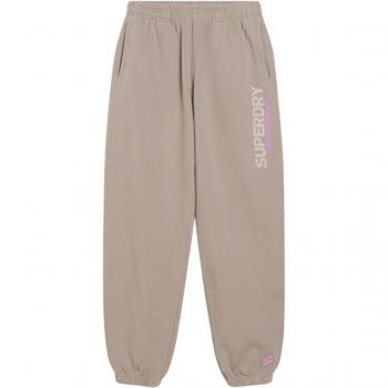 Pantalón Jogger Corte Boyfriend Sportswear para Mujer de Superdry en color Beige