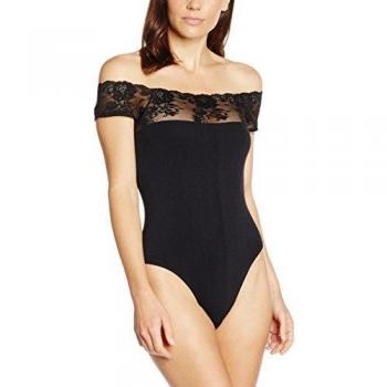 Anaissa Body Encaje Emana Adelgazante Triple acción, Negro, S para Mujer
