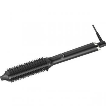 Ghd Rise Hot Brush - Cepillo caliente moldeador con tecnología de hidratación, diseño ergonómico, cerdas suaves para evitar el daño del cabello, temperatura óptima de styling, voltaje universal y apto para todo tipo de cabello