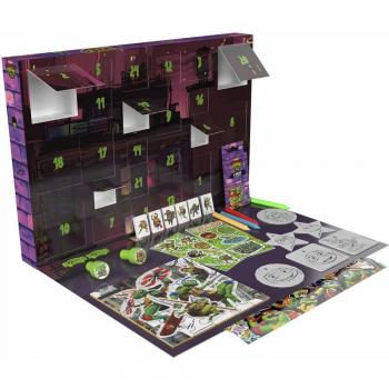 Calendario de Adviento Tortugas Ninja con 24 sorpresas, CyP Brands, morado, multicolor, en castellano
