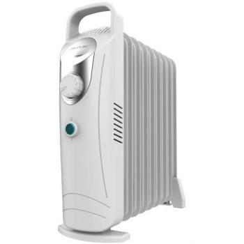 Radiador Eléctrico de Aceite Cecotec ReadyWarm 900 Space Blanco 9 Módulos Bajo Consumo 1000W
