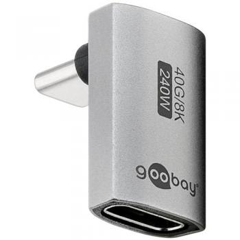 Adaptador USB-C 90° corto Goobay USB 4.0