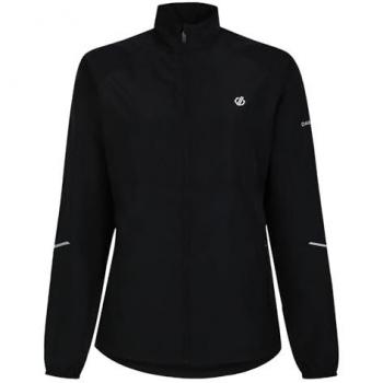 Dare2b Women's Resilient III Black Softshell Jacket, Water-Repellent, Size 8