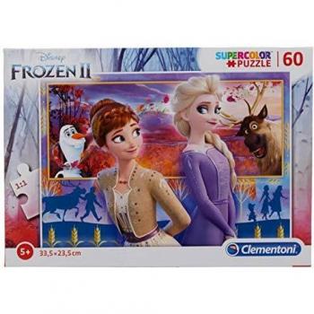 Clementoni- Disney Puzzle 60 Piezas Frozen 2, Color Multicolor.