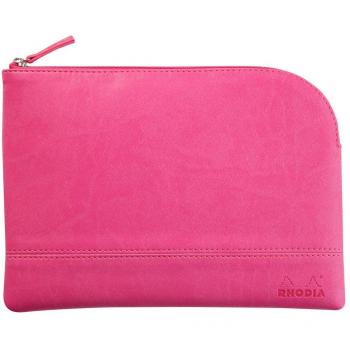 Bolsa con cremallera - Rhodiarama - Mediana Fucsia