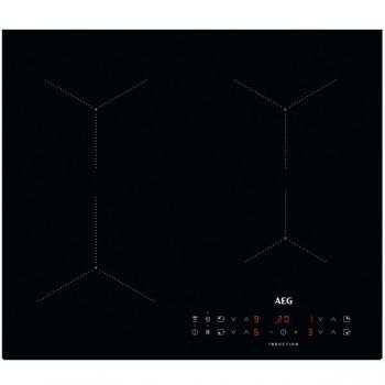 Placa de Inducción AEG ILB64333CB Negra Integrada 60 cm con 4 Zonas de Cocción