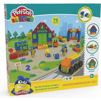 Play-Doh Set de Bloques de la Escuela con 76 Piezas