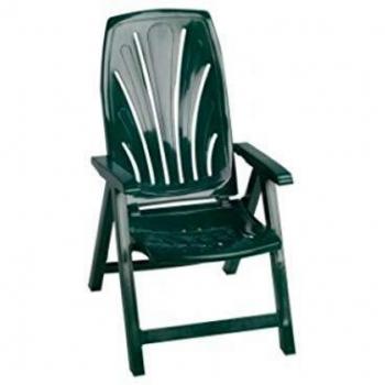 Garden Life 8092V Tumbona, Verde, 92x50x12 cm