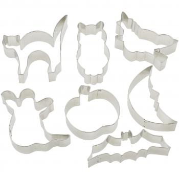 IBILI 723700 - Set 7 Cortapastas Halloween Estañados
