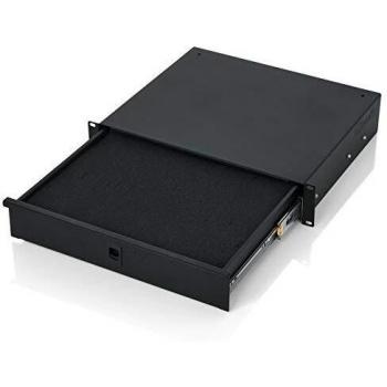 Gator Rackworks Standard 2U Rack Mount Drawer with Foam Interior and Lock; 14.2 Deep