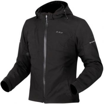 LS2 Chaqueta Bolton Lady Impermeable para Motocicletas - Negro, 5XL, Protección y Comodidad