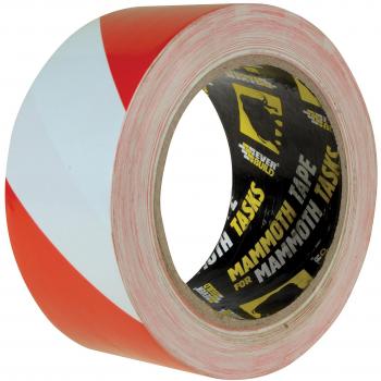 Everbuild Mammoth PVC Hazard Tape Red/White