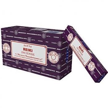 Varillas de Incienso Reiki Satya - Set de 12 paquetes de 15g
