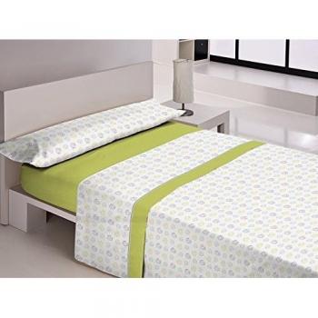 Gale Hayman Style Libela Nina Juego de Sábanas, Algodón-Poliéster, Verde, 205x135x3 cm