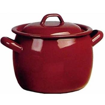 Wurko - Olla Esmalte Marrón Bombeada 28 cm