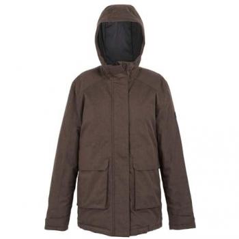 Regatta Women's Ezdale Waterproof Insulated Jacket in Bueno Brown Marl, Size 14