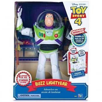 Toy Story Figura Articulada Buzz Lightyear Super Interactivo 30 cm