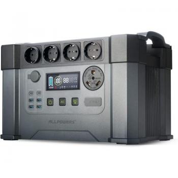ALLPOWERS S2000 Pro Portable Power Station - 1500Wh/2400W MPPT Solar Generator with Fast Charging and Multiple Outputs