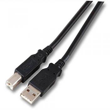 Cable USB 2.0 A-B M/M 5m, Alta Velocidad, Color Gris Premium