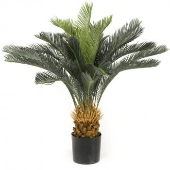 Árbol artificial Cycas revoluta Esmeralda con florero 80 cm