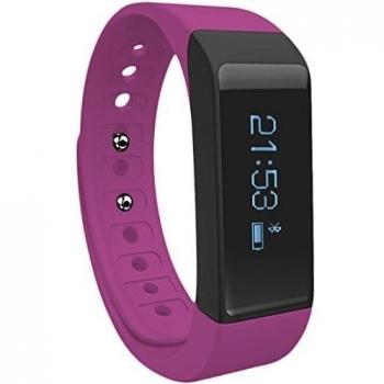 Electrònica Pulsera Inteligente Toprime- I5 Plus OLED Táctil Conectada de Bluetooth 4.0+ Monitor de Calorías/ Sueño/ Distancias Podómetro para Teléfono Inteligente Purple