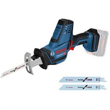 Bosch Professional GSA 18 V-LI C Sierra sable, 0 3050 cpm, profundidad de corte 200 mm, sin batería, en caja, Color