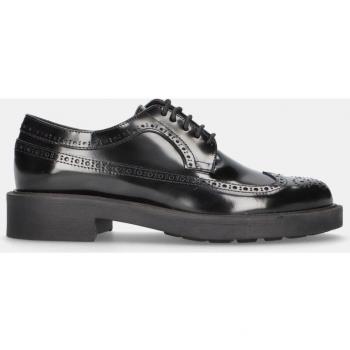 Zapatos de cordones de mujer en cuero Florantic negro
