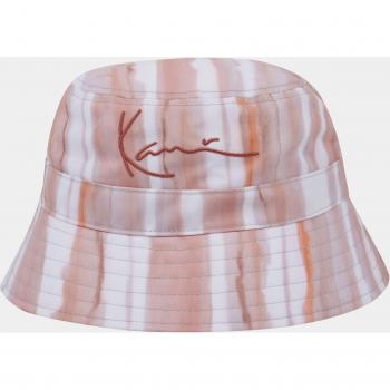 Sombrero de Cubo Karl Kani Firma Tie Dye Rayas Arena Claro/Taupe