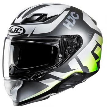 Casco Integral HJC F71 Bard MC4HSF Gris-Blanco-Verde