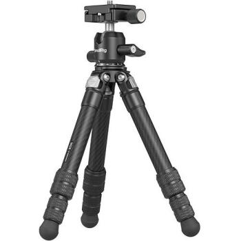 SmallRig Carbon Fiber Pocket Tripod Kit with Ball Head and Storage Bag for DSLR and Mirrorless Cameras, Load Capacity 5kg