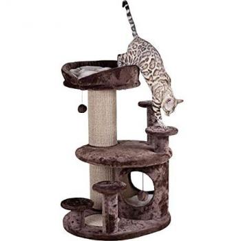 Trixie Poste Rascador Emil, Gatos Mayores, 96 cm, Marrón, Gato