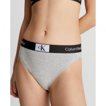 Calvin Klein - Braguitas Brasileñas de Talle Alto CK96 (gris)
