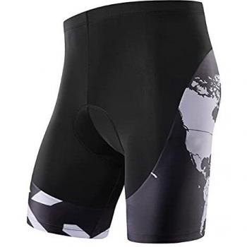 NOOYME Cullote Ciclismo Hombres con 4D Gel Acolchado Pantalones Cortos Ciclismo Pantalon Mountain Bike Ropa Ciclismo Hombre Ropa de Ciclismo MTB