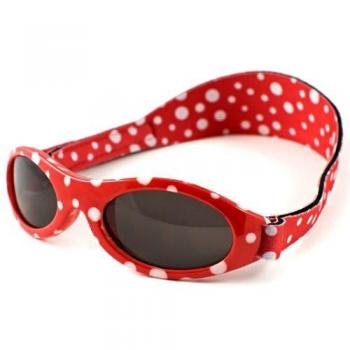Baby Banz - Gafas de sol Ovaladas para niños, color Rojo, talla 0-2 anos