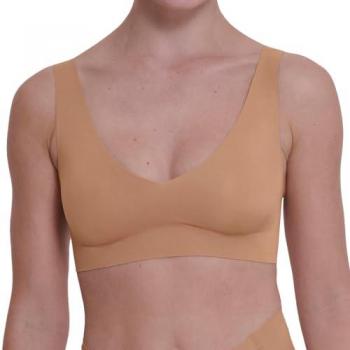 Sujetador Bralette Sloggi Zero Feel 2.0 Sin Aros Color Marrón Nostálgico Talla XS
