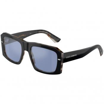 Dolce & Gabbana DG4430F Asian Fit 54mm Men's Sunglasses Black