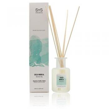 Ambientador Mikado Cielo Boreal 100ml con Aroma a Bergamota, Vainilla y Madera - Difusor de Esencia para Casa y Decoración