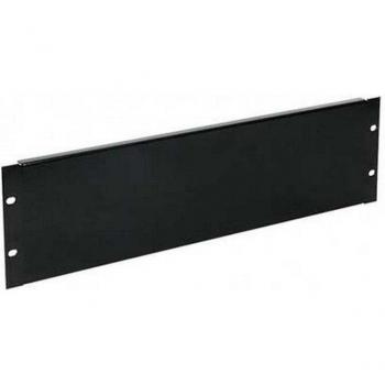 Panel Frontal Ciego 3U para Rack de 19 Negro