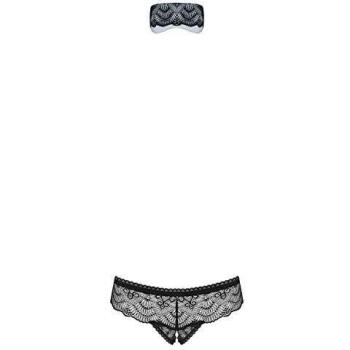 OBSESSIVE SETS - FIRELLA SET ANTIFAZ Y PANTIES CON ABERTURA 150 g