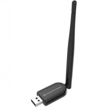 Conceptronic ABBY07B Adaptador USB Bluetooth 5.1 de Largo Alcance con Antena Externa 3 Mbit/s