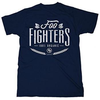Foo Fighters 100% Rock Dark Blue T-Shirt for Men - Sizes M to XXL