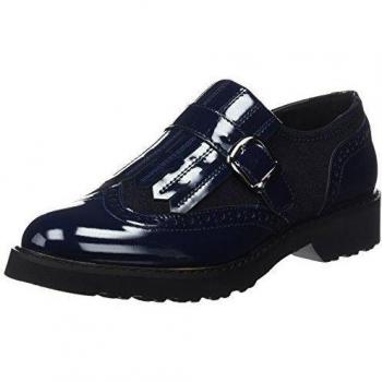 XTI Sra. C. Combinado 46267, Zapatos Brogue Mujer, Azul