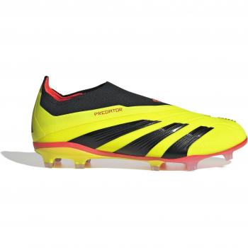 Botas de fútbol para niños adidas Predator Elite LL FG, características: diseño laceless, suela FG para césped firme, parte superior de tejido Primeknit para un ajuste cómodo y soporte, tecnología Controlskin para un mejor toque y control del