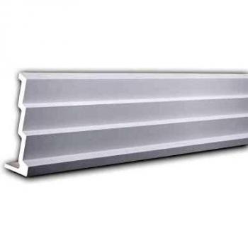 Cornisa Decorativa Moderna de Estuco Blanca 2 m - Profhome